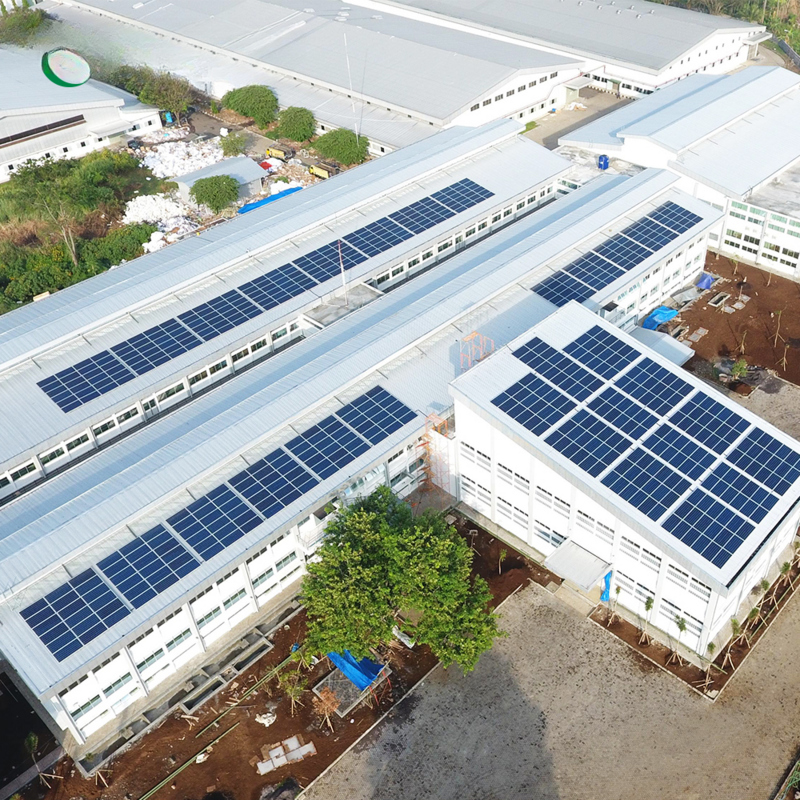50/60 HZ 30KW 50KW 80KW 100KW 150KW Hybrid Solar Energy Panel System With OEM Roof Brackets