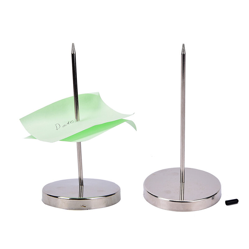 Stainless Steel Straight Rod Paper Memo Holder Spike Stick For Bill Receipt Kitchen Accessories