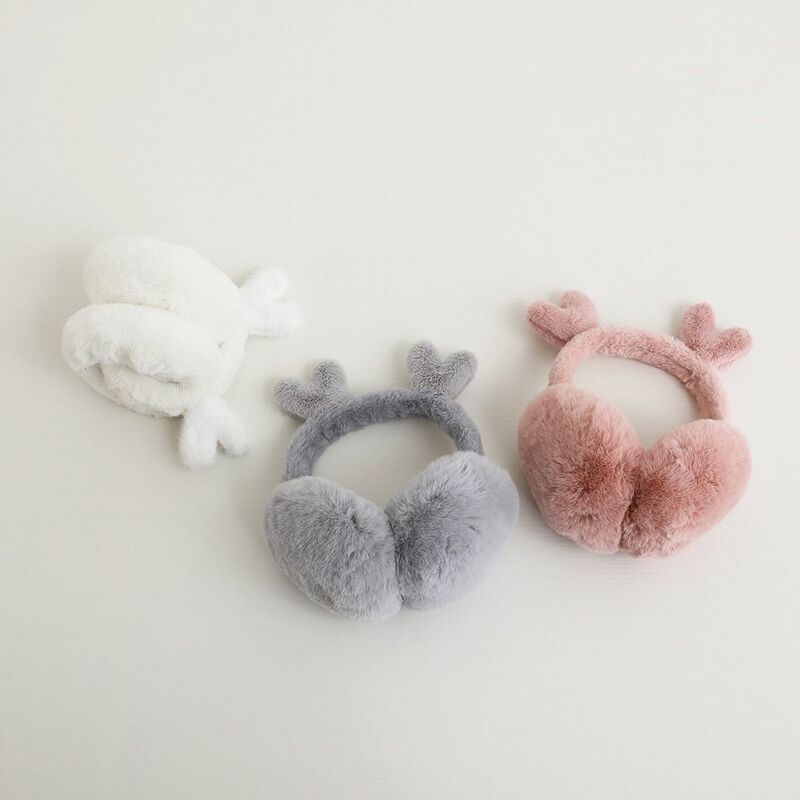 Orejeras de felpa con purpurina para mujer y niña, calentadores de orejas de gato, protección contra el frío, cubierta cálida para las orejas, Invierno