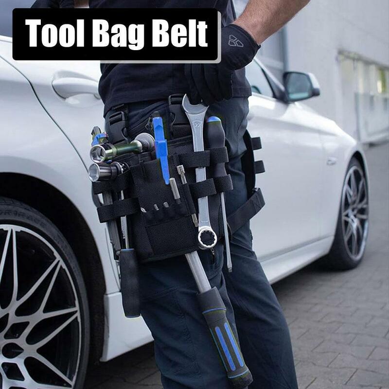 Ferramenta Bag Belt for Leg Work, Bolsa Organizadora, Tactical Waist Bag, Suporte de ferramentas, Manutenção, Ferramentas de carpinteiro