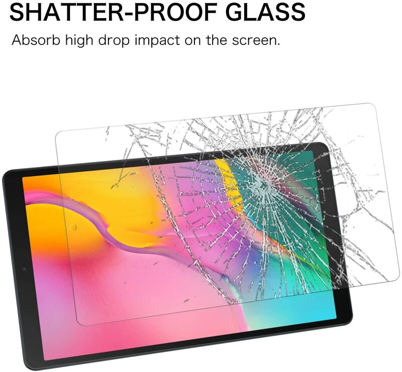 2 pezzi di vetro temperato 9H per Samsung Galaxy Tab A 10.1 2019 T510 T515 pellicola protettiva per schermo SM-T515 pellicola protettiva da 10.1 pollici
