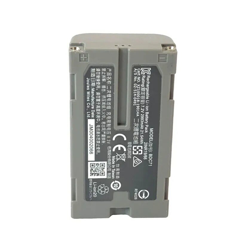 Batería recargable de iones de litio BDC71, estación Total de 101/102 V, 101 mAh, para Top GM52/7,2 SOK-KIA IM52/2993 FX101