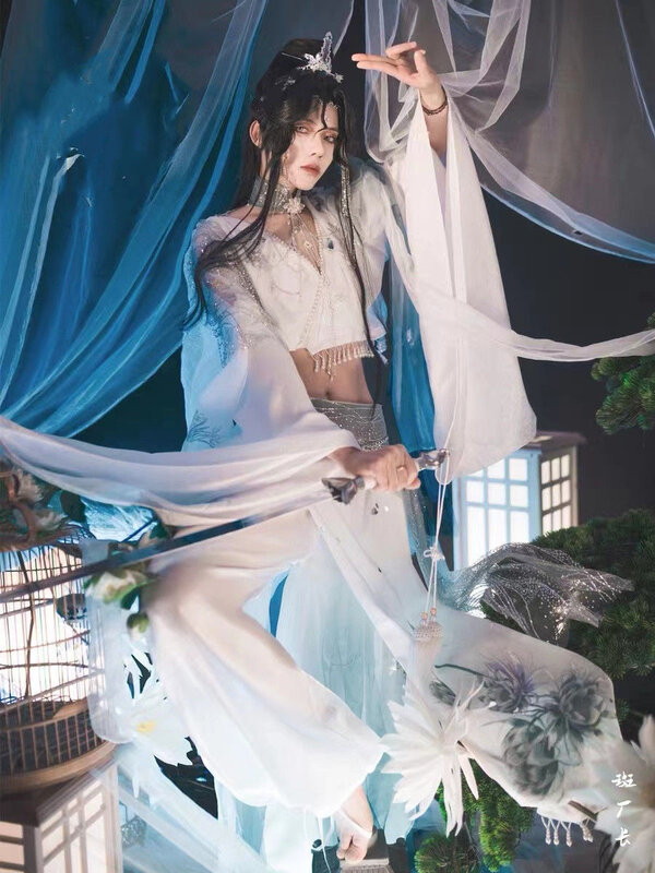 Exotic Jouney Han Dress Nanzhao Kingdom Hanfu Cosplay Cang'er Dreaming Hunting Costplay Female Exotic Hanfu Full Set