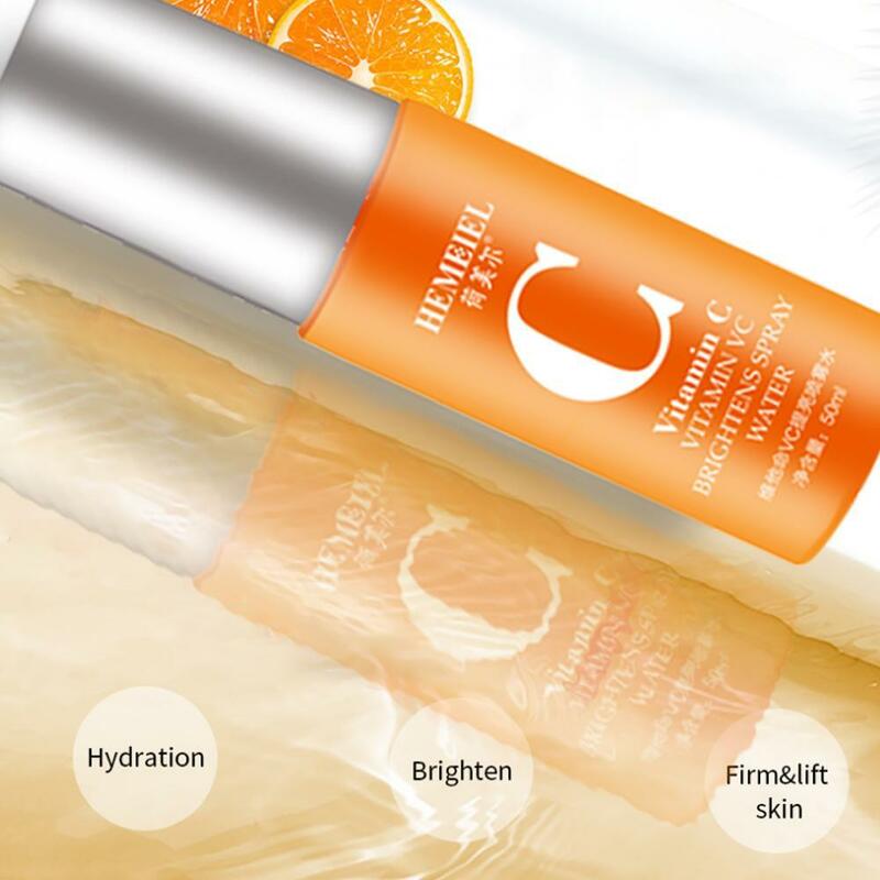 Espray Facial brillante con vitamina C 100%, suero Facial hidratante, reduce los poros, Control de aceite, blanqueamiento, cuidado de la piel