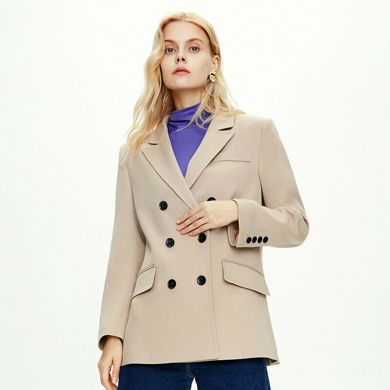 Frauen High-End-Temperament Bogen Pin Anzug Herbst Winter Neue Hohe Qualität Dicken Klassischen Europäischen Amerikanischen Stil Mode Jacke