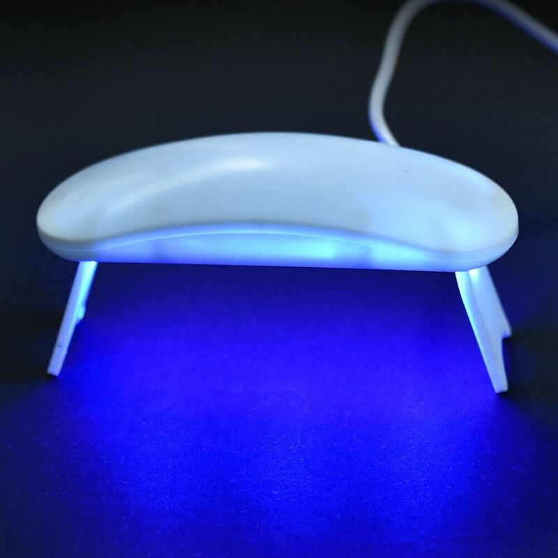 ABS Nail Art Dryer Portable 6W PC UV LED Lamp Electronic Components Manicure Lamp Nail