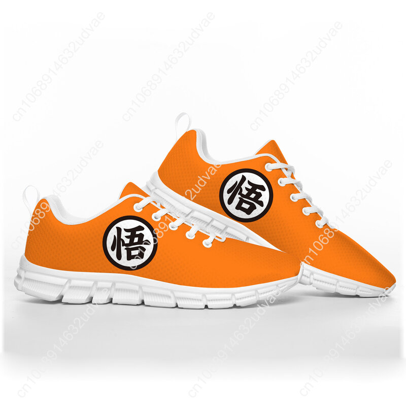 Hot Dragon Master Goku Logo Sepatu Olahraga Pria Wanita Remaja Anak-anak Sneakers Anime Kustom Kualitas Tinggi Sepatu Pasangan