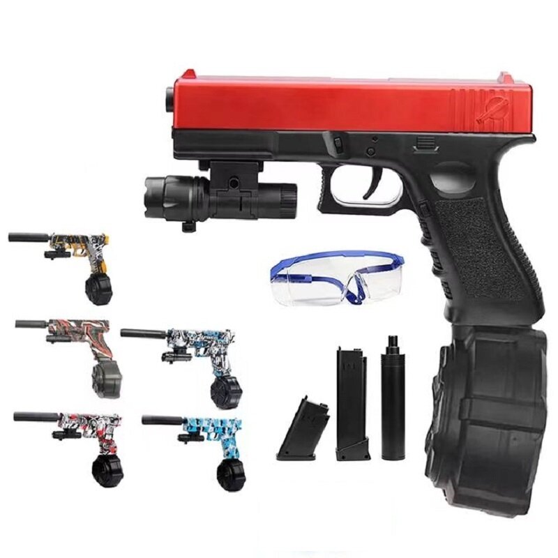 Pistola eléctrica de bolas de Gel, pistola de juguete, pistolas de Gel, pistola de agua para cumpleaños, juego de disparos al aire libre, nuevo