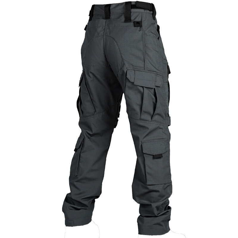 New Men's Spring and Autumn Outdoor Invaders Wear-resistant Multi-pocket Special Forces Tactical Army Fan Mountaineering Pants