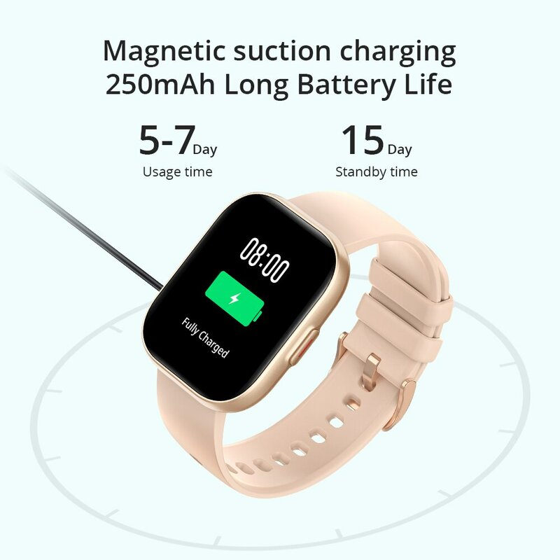 Colmi p68 smartwatch 2.04 ''amoled bildschirm sport modi 7 tage batterie lebensdauer unterstützung immer auf dem display smart watch männer frauen