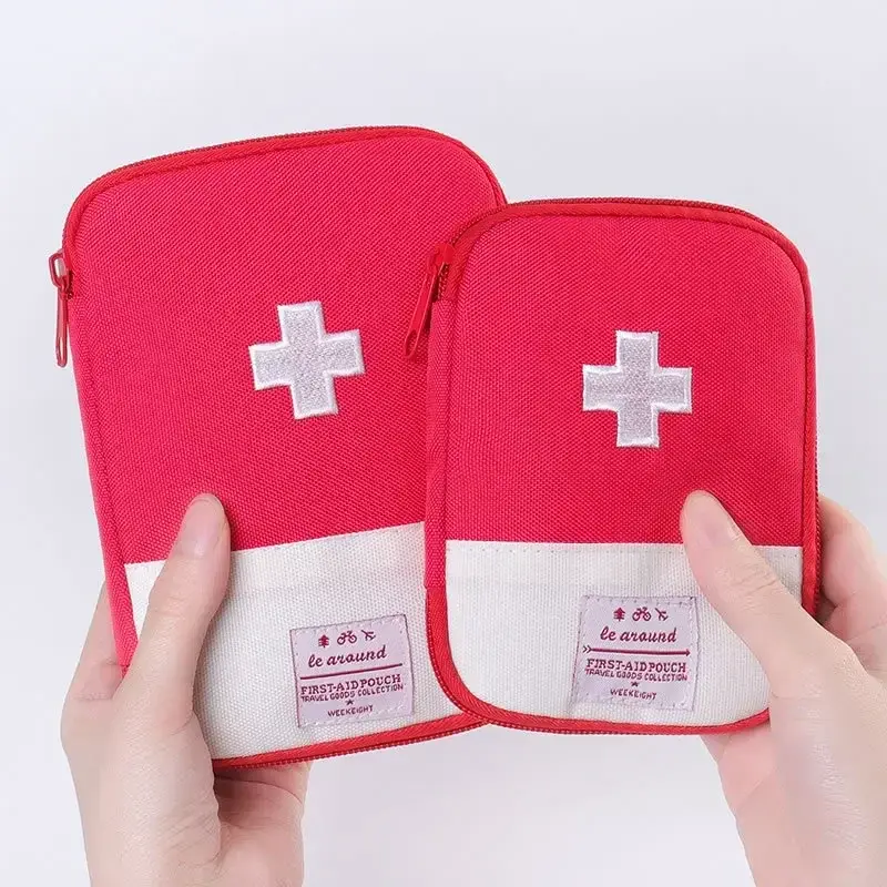 الإسعافات الأولية السفر في الهواء الطلق التخييم مفيدة الطب الصغير حقيبة التخزين التخييم الطوارئ بقاء حقيبة حبة