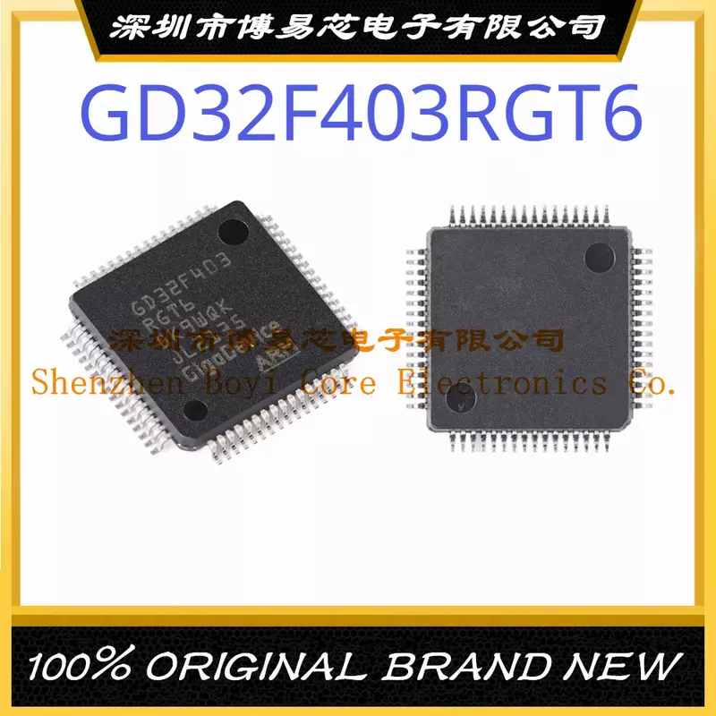 GD32F403RGT6 حزمة LQFP-64 ARM Cortex-M4 168MHz فلاش: 1MB RAM: 128KB متحكم صغير (MCU/MPU/SOC)
