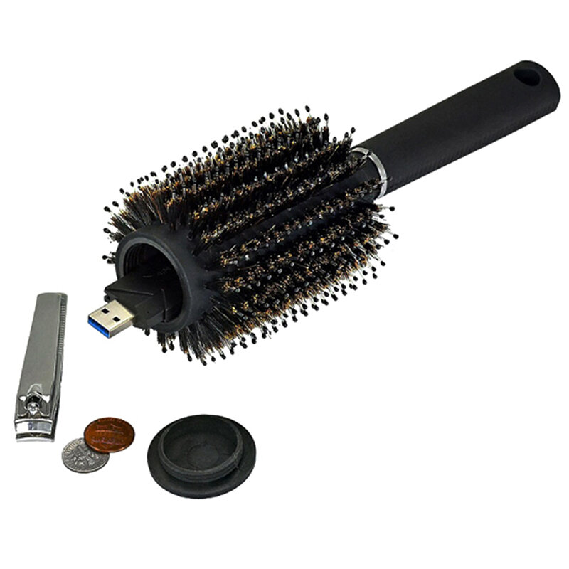 Coffre-fort secret de type brosse à cheveux, un nouveau type de coffre-fort GNE, utilisé pour cacher l'argent secret et les objets de valeur avec poignées, couvercle amovible