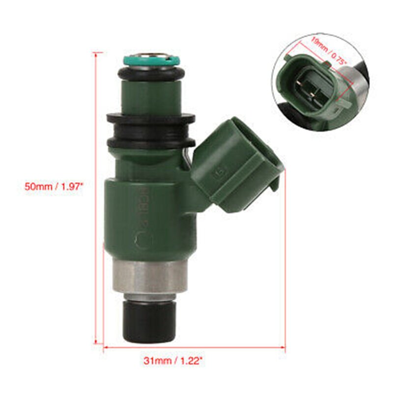 Cor verde Injector De Combustível Para Honda CRF450R, 16450-HN8-A61, 16450HN8A61, 12 Buracos, Novo