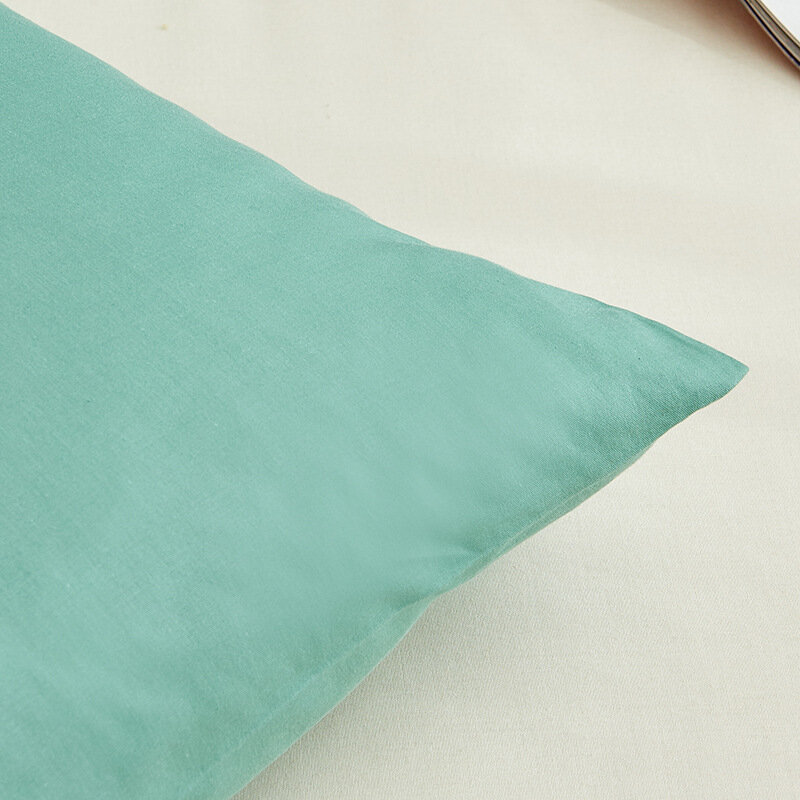 Capa de travesseiro monocromática para cama doméstica, fronha, tamanho padrão, 100% algodão, hotel, 48x74cm, 1 pc, 2pcs