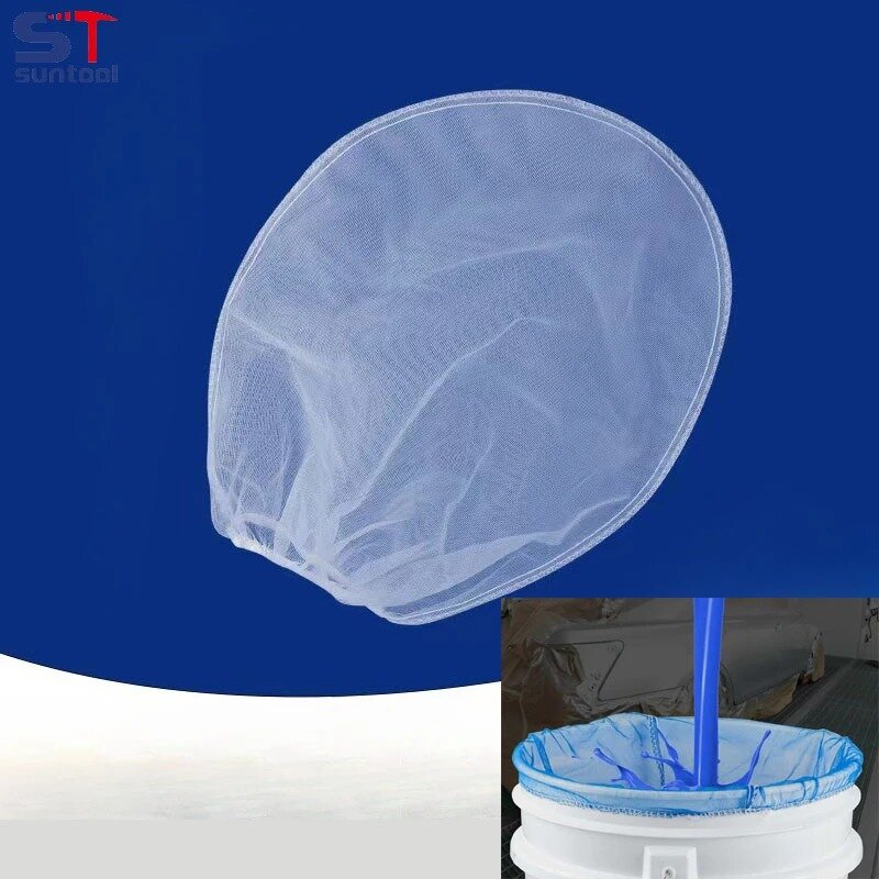 5Pcs Latex Paint Screen Net Nylon Net Paint Strainer Bag  With Elastic Top Opening Filter Impurities Home Decoration Paint Tools