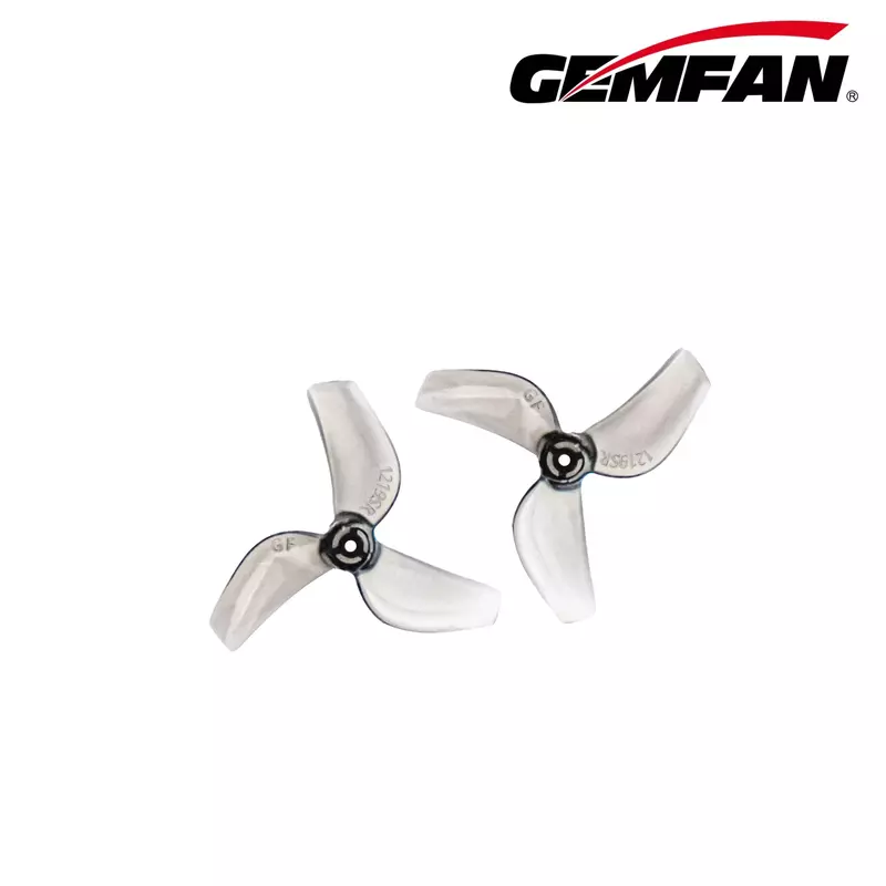 Gemfan-8 paires (8CW + 8CCW) d'hélices ultralégères à 3 pales 1219S, 31mm, pour FPV Tinywhoop Micro Drone 0702 29000KV, pièces de bricolage