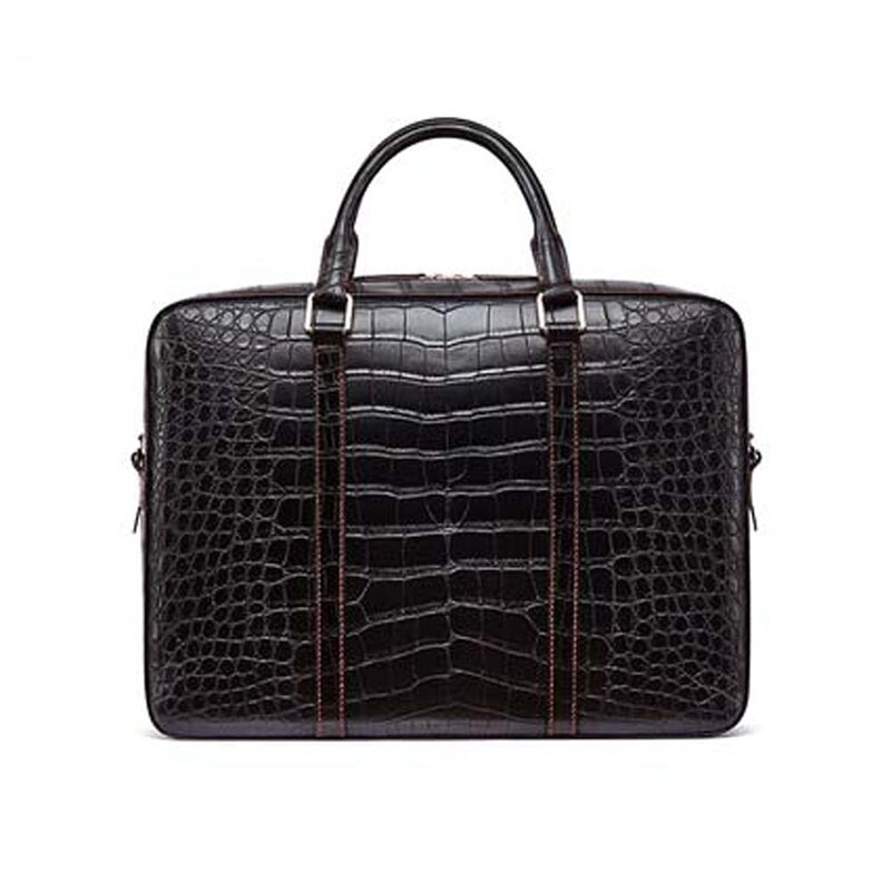 Мужские сумки KEXIMA gete с крокодиловым тиснением в американском стиле, мужской портфель, деловая вместительная сумка через плечо, крокодиловая сумка