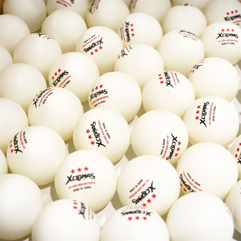 XCLOHAS-pelota de Ping Pong de plástico ABS para entrenamiento de tenis de mesa, 3 estrellas, 40 + mm de diámetro, 2,8g, nuevo Material