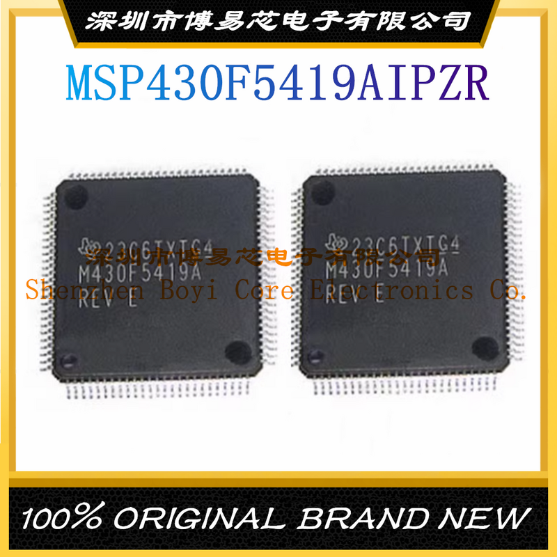 Msp430f5419appzr-Paquete de LQFP-100, nuevo Chip IC de microcontrolador Original (MCU/MPU/SOC)