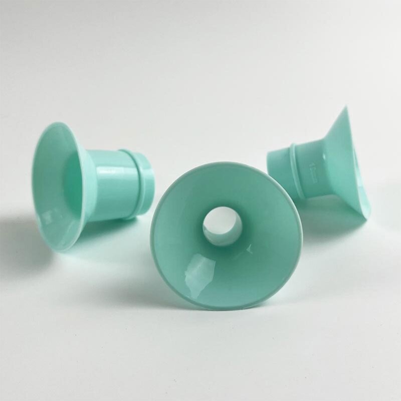 F62D Silikon-Milchpumpen-Flanscheinsätze, 13/15/17/19/21/24 mm, tragbare Milchpumpenbecher-Flanschkomponente für mehrere Marken