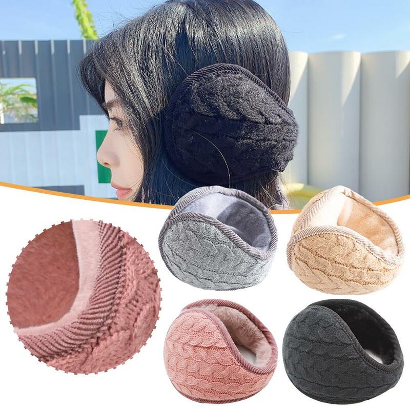 Winter Thickened Plush Earmuffs for Men Women Outdoor Cycling Skiing Warm Soft Comfortable Windproof Ear Protector Ear Muff X0G8