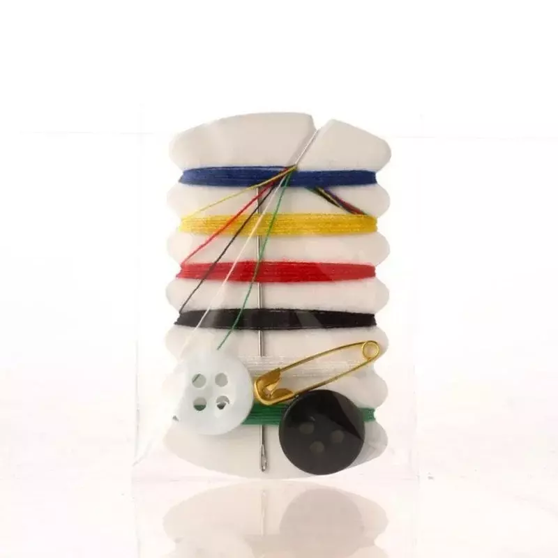 Mini kit de couture portable, épingle à bouton en fil, outils ménagers de voyage, sac à main, fournitures d'hôtel, 20 pièces, 50 pièces, 100 pièces