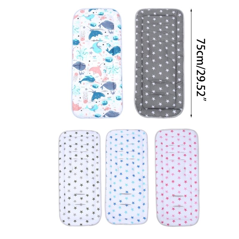 Baby  Pad Liner for Stroller Breathable Cotton Baby Cart Stroller Cushion