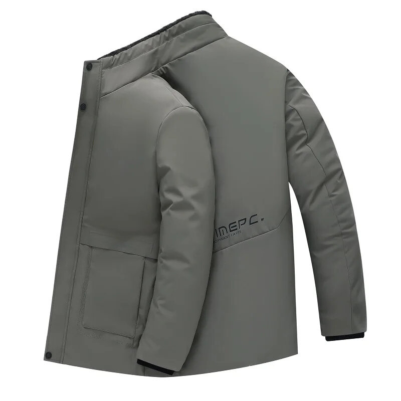 Зимняя Толстая Мужская парка LUKER CMSS, пальто, теплая куртка-карго, Мужская ветровка, верхняя одежда, парки, повседневные армейские пальто в стиле милитари
