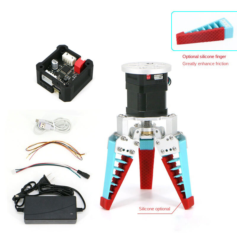 STEM 교육용 로봇 키트용 ROS 유연한 로봇 클로, 큰 하중 생체 공학 유연한 기계식 손가락 공압 전기 클로