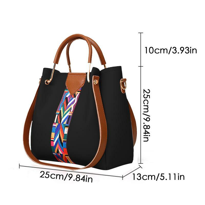 Ladies Handbag Fashion Shoulder Crossbody Bag Purse 4Pcs/set