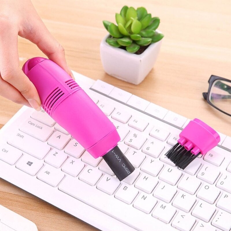 Computer Cleaners Keyboards Brush Clean Tabletop Tool USB Portable Dust Cleaners N0PF