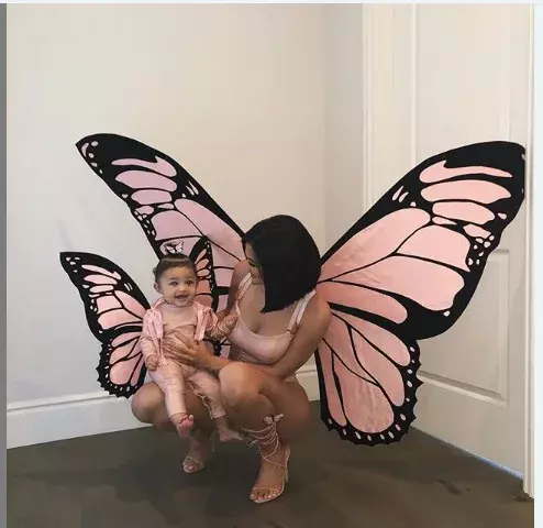 Butterfly Wing Fairy Costumes para adultos e crianças, Sexy Lady Belly Dance, Halloween Cosplay Acessório, Decoração do Traje do Partido, Moda