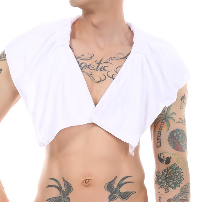 Mens Short Wearable Bath Towel Shower Skirts Soft Breathable Bath Mini Dress Swimming Beach Blanket Sheet Swim Set for Males