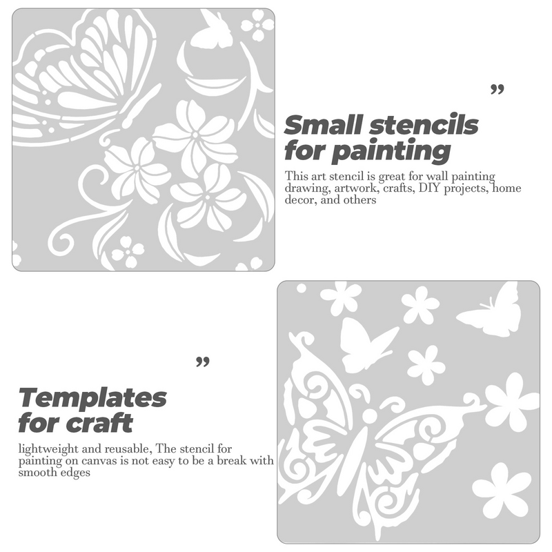 Wall Canvas Butterfly Painting Stencil Craft Stencil Home Decors Coloring Embossing Album
