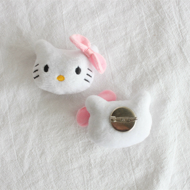 Cartoon Sanrio spilla Hello Kitty 7Cm Cinnamoroll Melody Cute Shape spilla borsa Pin zaini ciondolo decorazione accessori