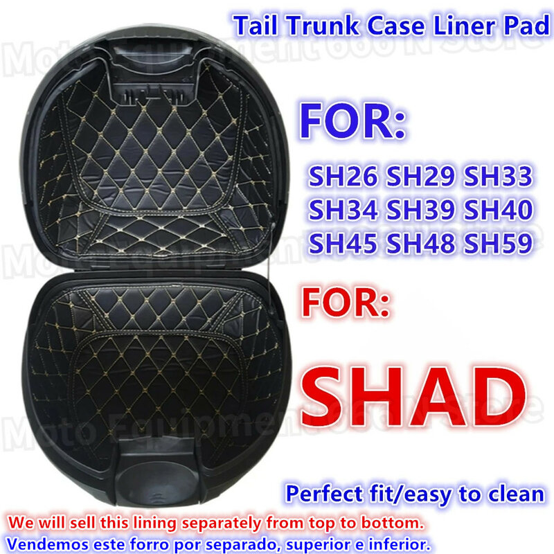 For SHAD SH59X SH26 SH29 SH33 SH34 SH39 SH40 SH45 SH48 Tail Case Trunk Case Liner pad Luggage Box Inner Container Lining pad