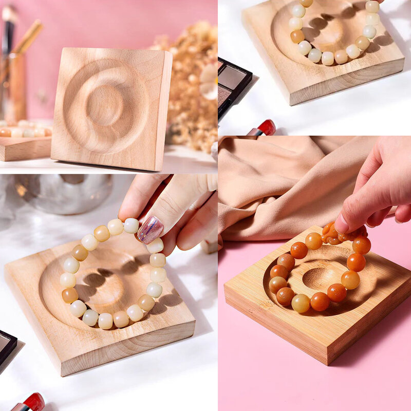 1PCS New Bamboo Combo Beading Board for Jewelry Bracelet Making and Other Jewelry Necklaces Design Beading Mats Trays