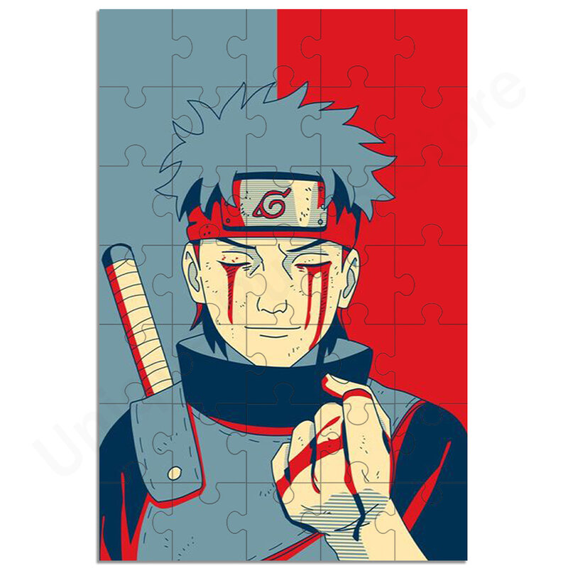 35Pcs Kids Puzzle Jigsaw Bandai Anime Naruto Wooden Puzzle 10X15Cm Wood Puzzle Toys Educational Jigsaw Toys for Children Gifts