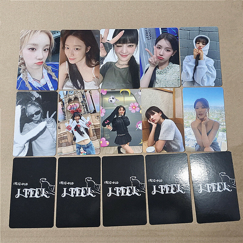 10pcs KPOP (G)I-DLE Girls GIDLE Selfie Photo Card Album LOMO Card MINNIE SHUHUA YUQI SOOJIN MIYEON Fan Favorite Gift Postcard
