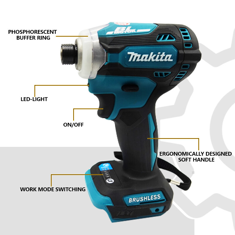 Makita DTD171 Drive 18V Die Grinder Tools BV Brushless Wireless Impactportable Screwdriv with Replace for BL Brand destornillador
