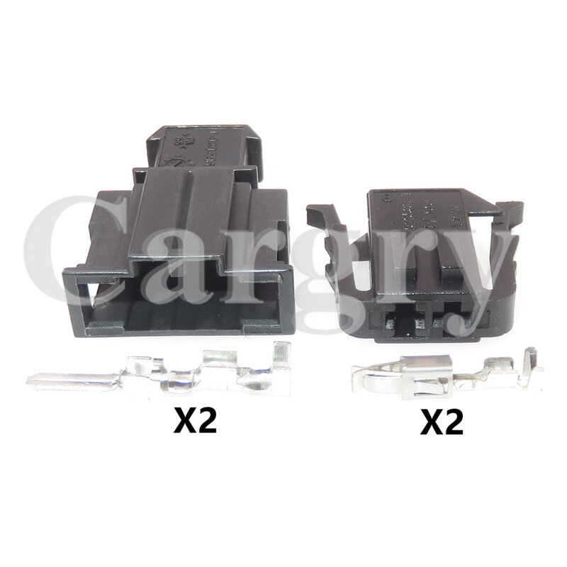 1 Set 2P 1-929588-1 191972702 Auto Mannelijke Plug Vrouwelijke Socket Voor Vw Audi Auto Abs sensor Kabelboom Connector