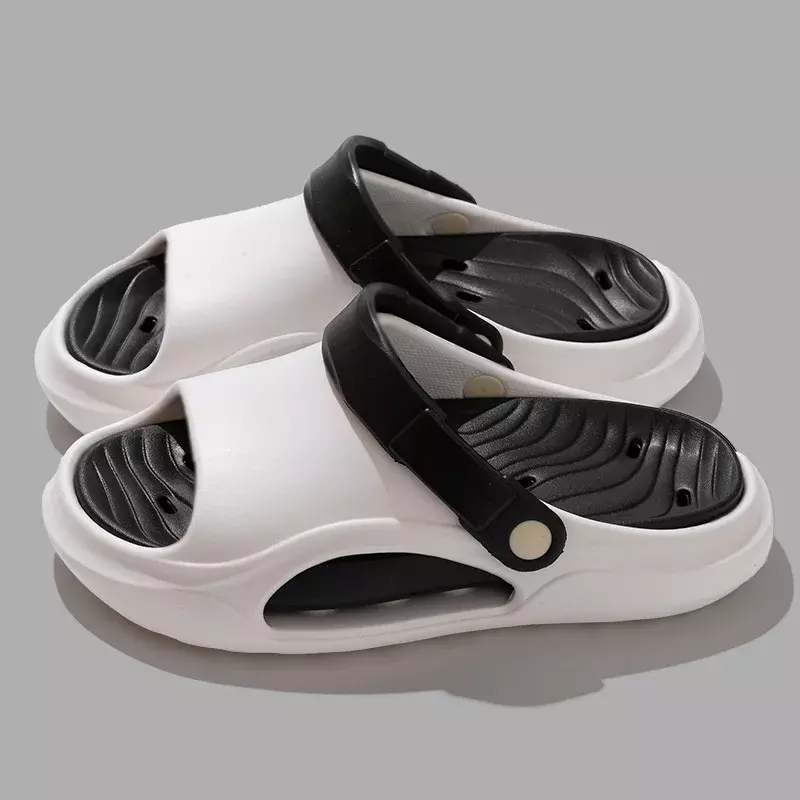 Pantofole da donna sandali antiscivolo da bagno estate infradito piatto da uomo con suola spessa morbida ad asciugatura rapida