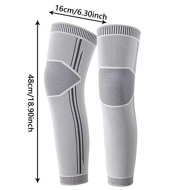 Aquecedores de joelho térmicos inverno quente joelho cinta confortável aquecedores de perna térmica mangas longas para homens idosos