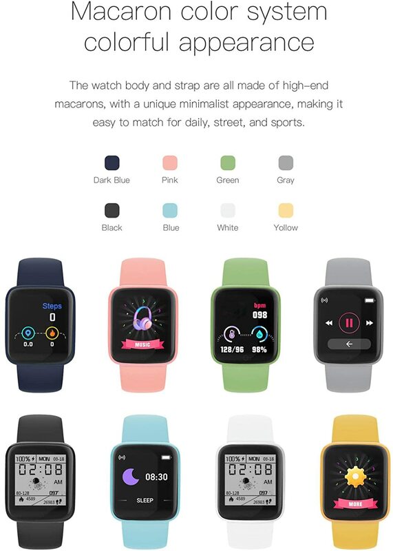 Relógios Digitais Inteligentes para Crianças, Smartwatch para Meninas e Meninos, Tela Colorida HD, Relógio, Relógio de Pulso Infantil