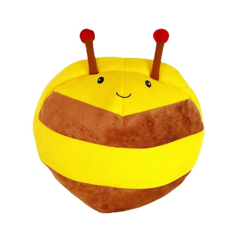 Wearable Bee Shell Pillows Cushion Sleeping Pillow Plush Toy Bee Clothes Stuffed Toy for Halloween Party Home Decoration Gift