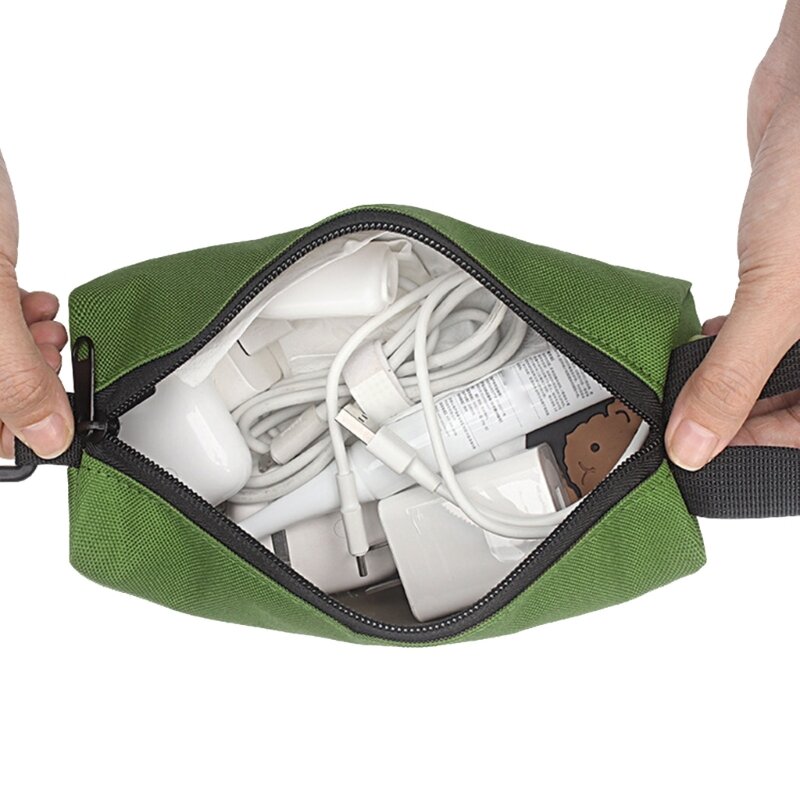 Tas Peralatan Kecil dengan Ritsleting Penyimpanan Alat Utilitas Tahan Air untuk Berkemah