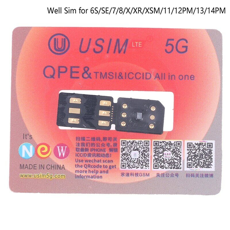 Universele Usim Ontgrendelingskaart Voor IP6s-IP14PM Serie U-SIM 5G Pro Ontgrendeling Simkaart