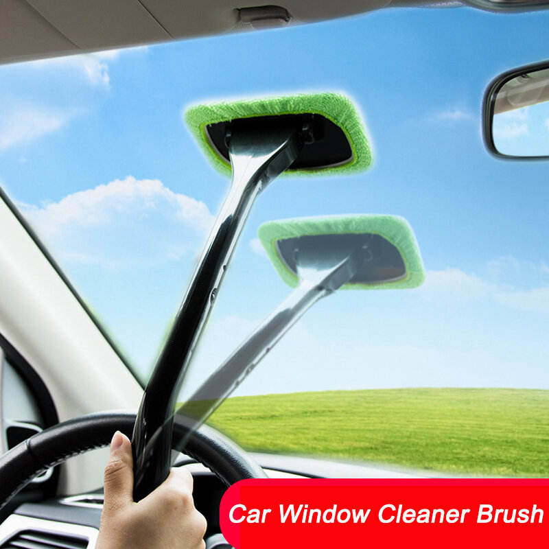 แปรงทำความสะอาดกระจกรถยนต์ด้ามยาว, เครื่องมือล้างทำความสะอาดผ้าทำความสะอาดไมโครไฟเบอร์ชุดทำความสะอาดใบปัดน้ำฝน