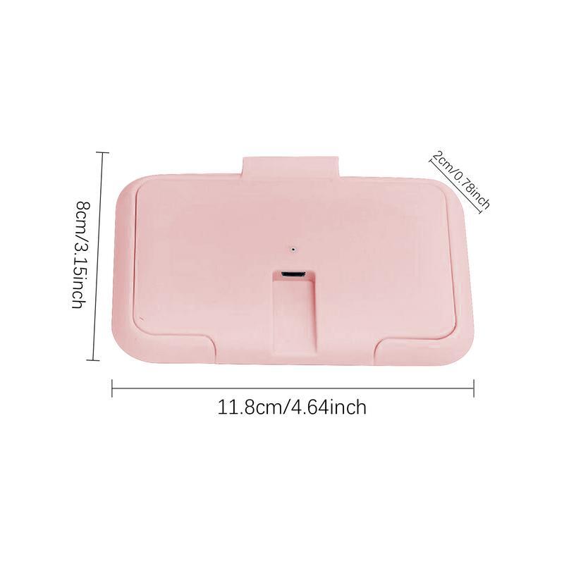 Portable Wipes Warmer Thermostatic USB Wipes Heater Even Heating Wipes Dispenser Warmer For Travel Car Home Picnic And Camping